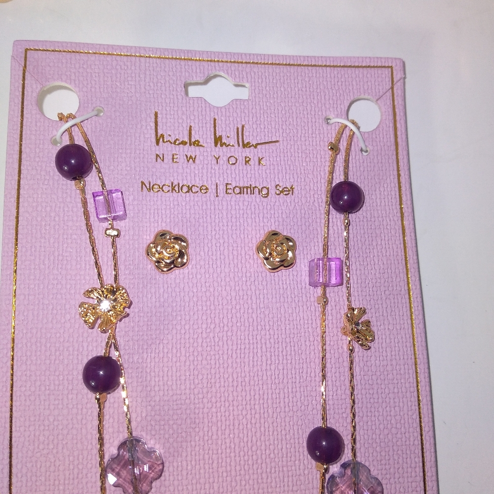 Aldo Pink and Gold Women's Bag w/Jewlery Bundle - Picture 5 of 12